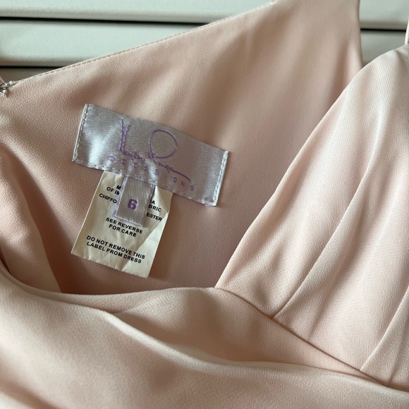 Hayley Paige Bridesmaid Dress - Style 5703, Blush - Picture 5 of 6